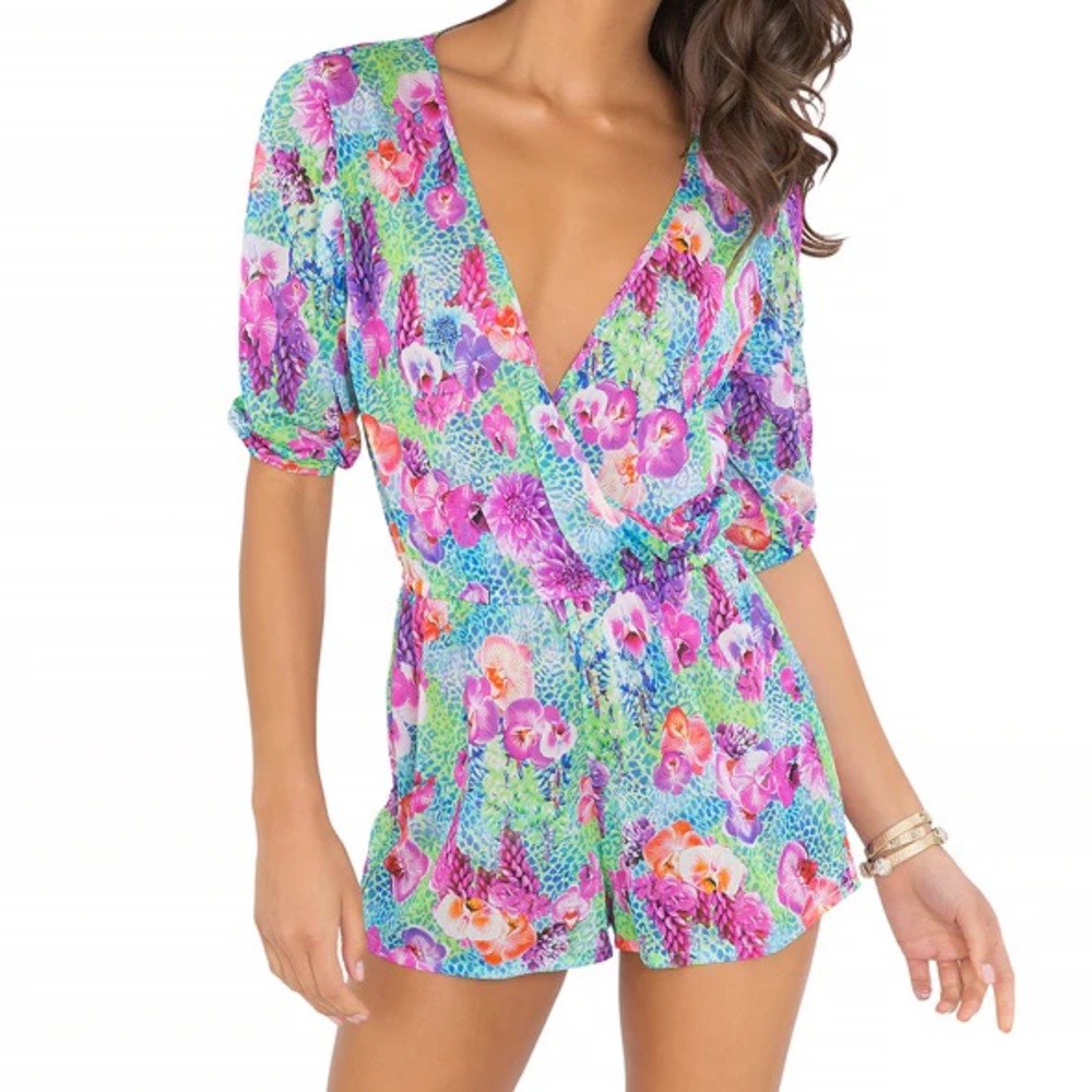 Soft Surroundings Pastel Floral Top